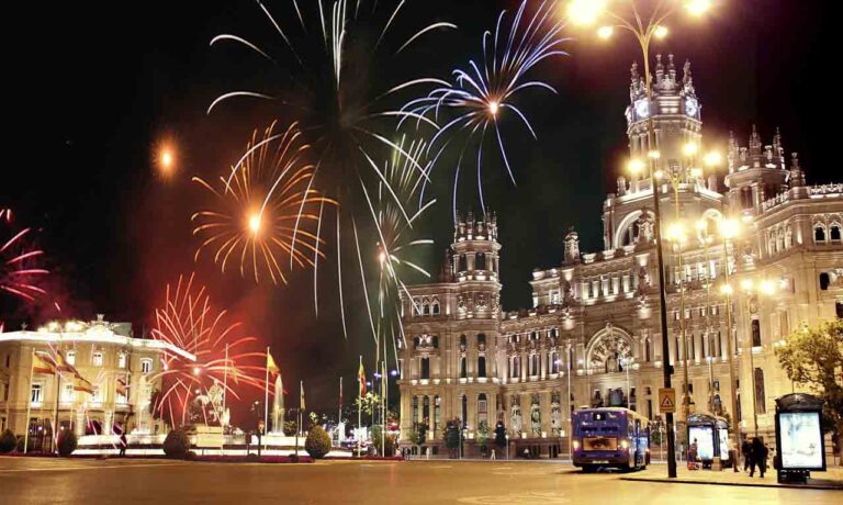 New Year Celebration in Spain
